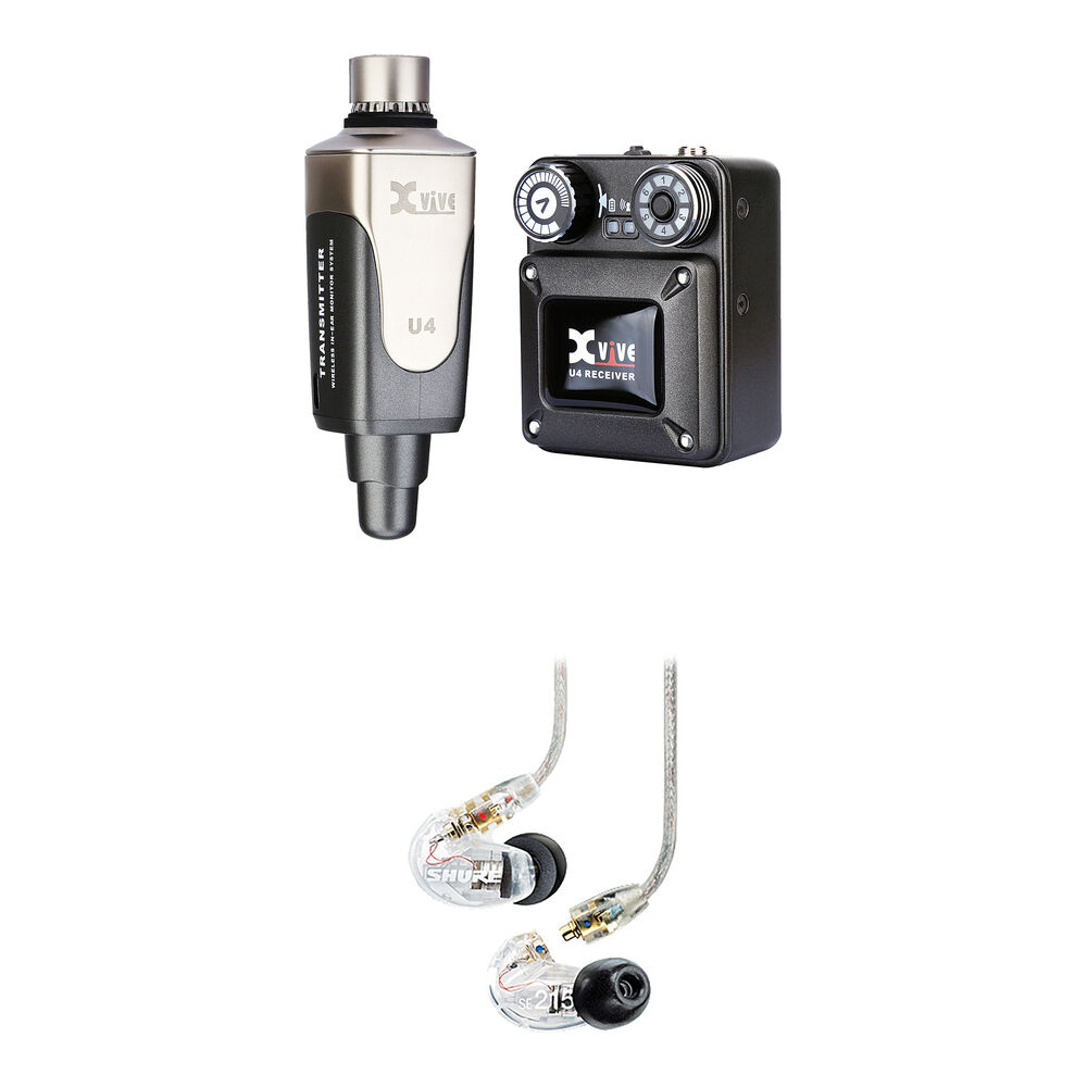 Xvive Audio U4 Wireless In-Ear Monitor Value Kit with 1 Receiver
Xvive Audio U4 Wireless In-Ear Monitor Value Kit with 1 Receiver
