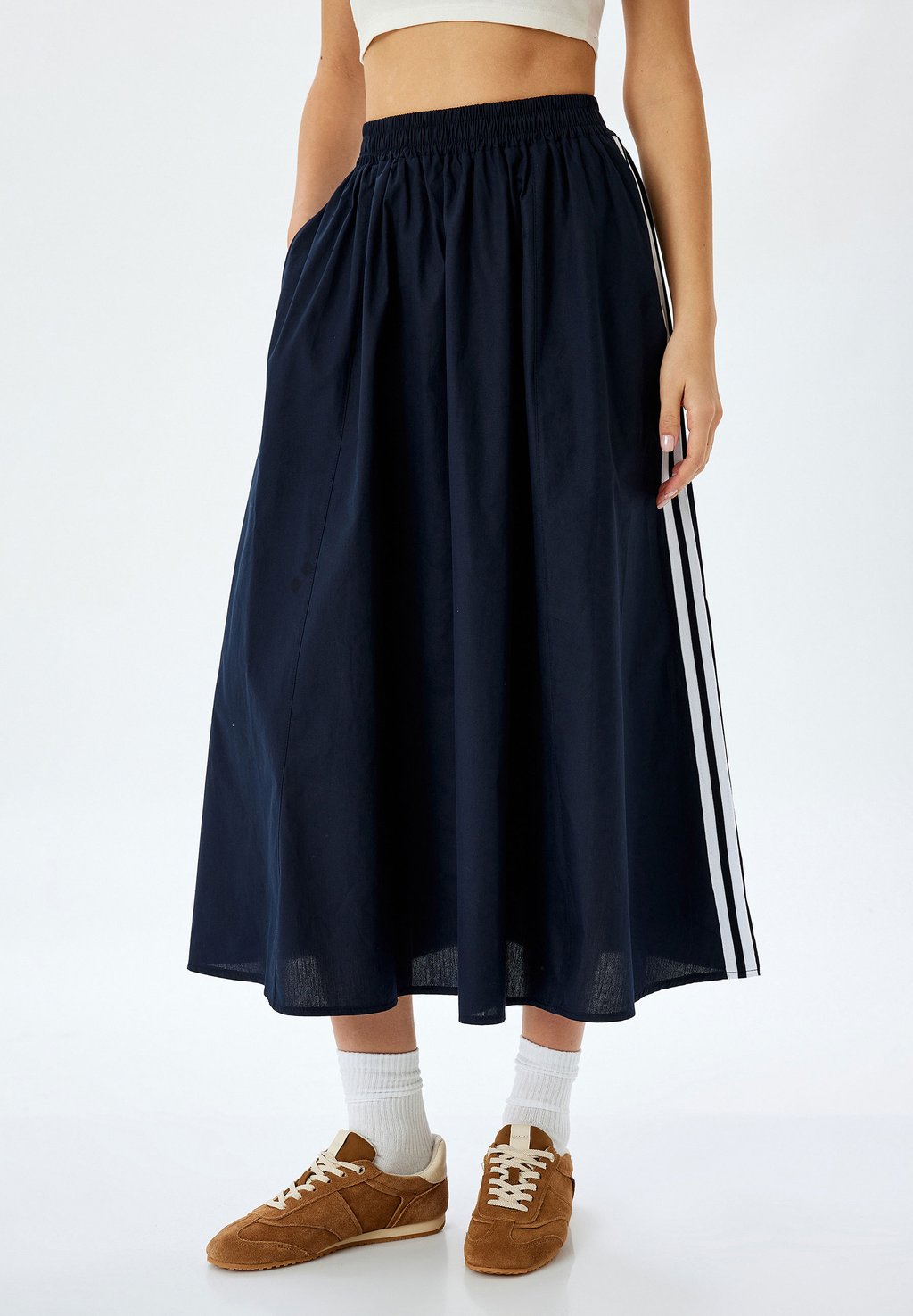 Юбка А-силуэта Koton, темно-синий
Юбка А-силуэта Koton, темно-синий