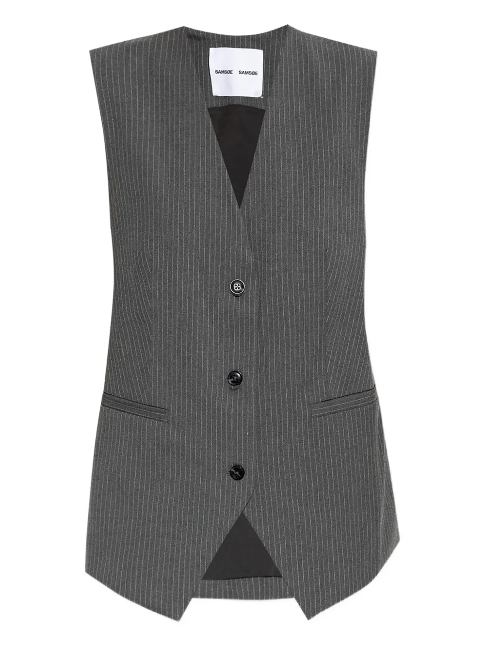 Жилет в тонкую полоску SAMSOE SAMSOE, серый
Жилет в тонкую полоску SAMSOE SAMSOE, серый