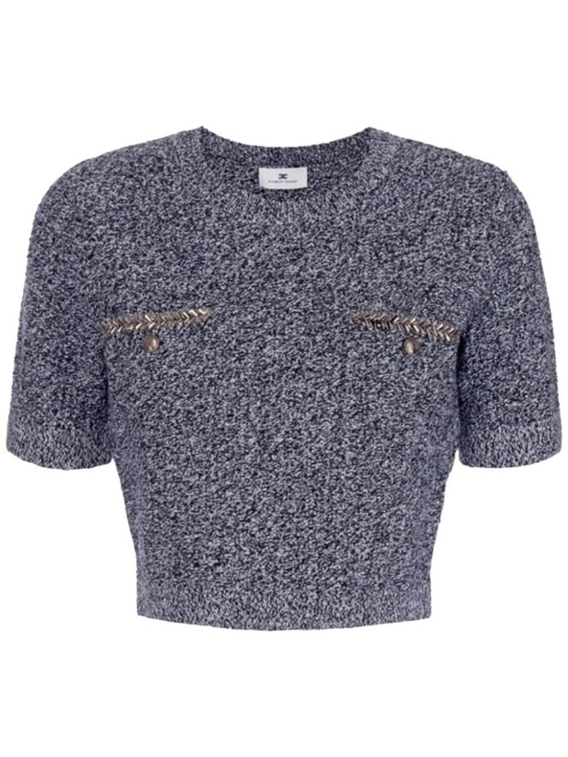 Топ Elisabetta Franchi с нагрудным карманом, черный
Топ Elisabetta Franchi с нагрудным карманом, черный