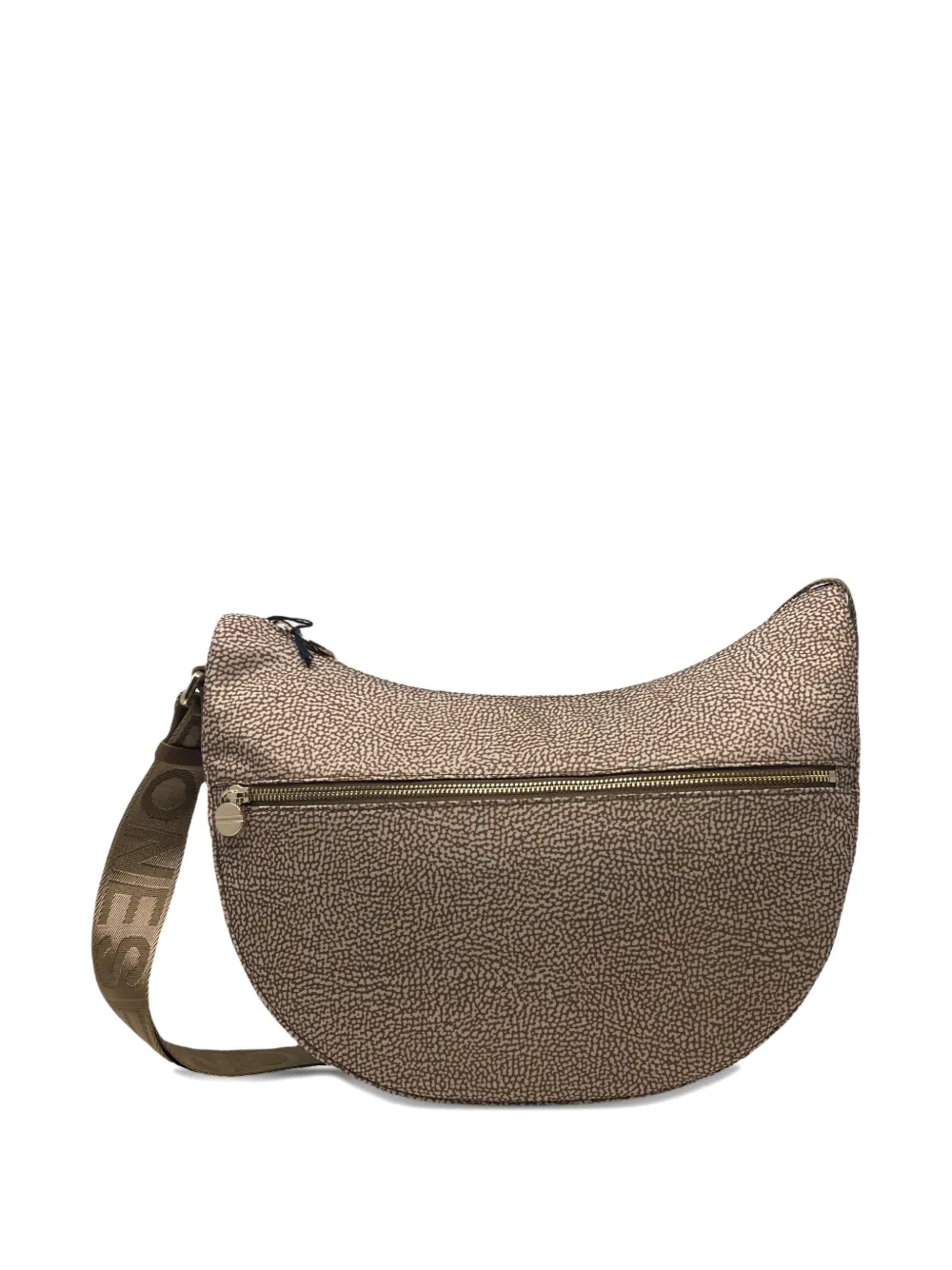 Маленькая плечевая сумка Luna с узором Borbonese, нейтральный
Маленькая плечевая сумка Luna с узором Borbonese, нейтральный