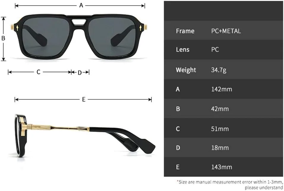 Модные солнцезащитные очки в стиле ретро с заклепками, мужские панк-очки с градиентным переходом цвета, винтажные прямоугольные женские очки UV400 KTUCN, Tea Tea
Модные солнцезащитные очки в стиле ретро с заклепками, мужские панк-очки с градиентным переходом цвета, винтажные прямоугольные женские очки UV400 KTUCN, Tea Tea