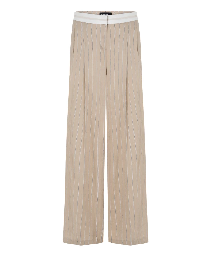 Широкие брюки Cambio, бежевый
Широкие брюки Cambio, бежевый