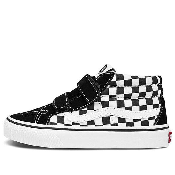 Кроссовки sk8-mid reissue v 'checkerboard - black white' Vans, черный 
Кроссовки sk8-mid reissue v 'checkerboard - black white' Vans, черный