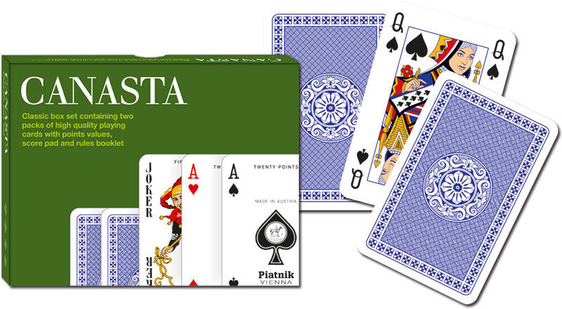 Стандартные карты Extra Canasta - New Classics, Piatnik
Стандартные карты Extra Canasta - New Classics, Piatnik