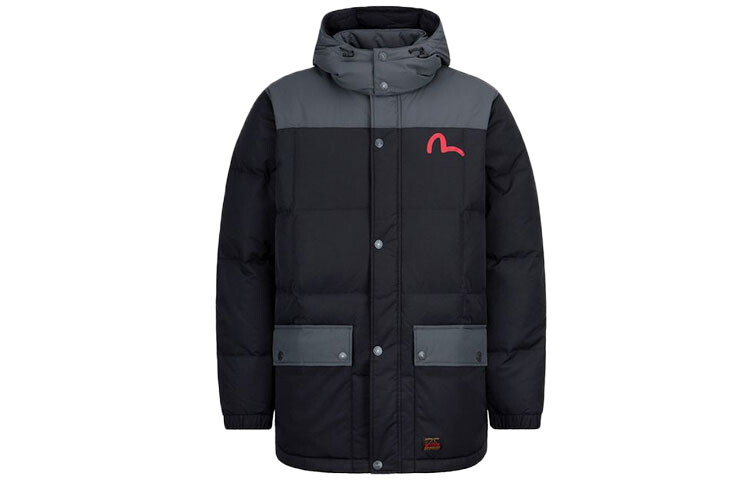 Пуховик мужской черный Evisu, черный
Пуховик мужской черный Evisu, черный