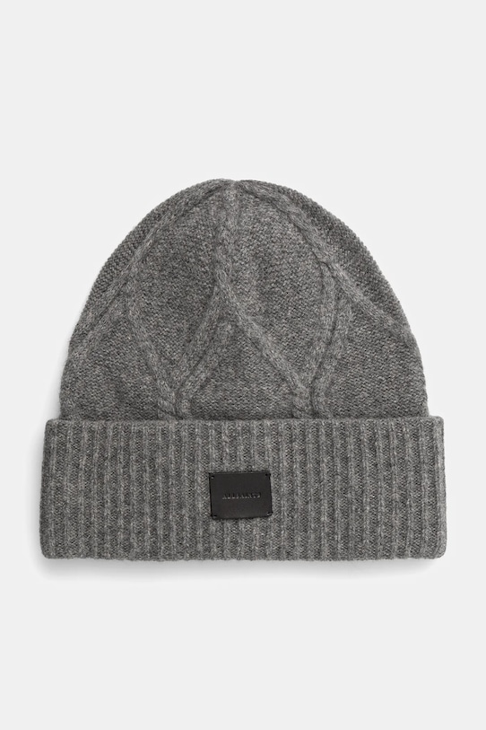 Шерстяная шапка Allsaints, серый
Шерстяная шапка Allsaints, серый