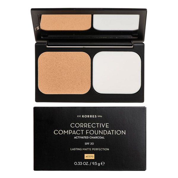 Компактная тональная основа spf20 accf2, 9,5 г Korres Activated charcoal, цвет accf2
Компактная тональная основа spf20 accf2, 9,5 г Korres Activated charcoal, цвет accf2