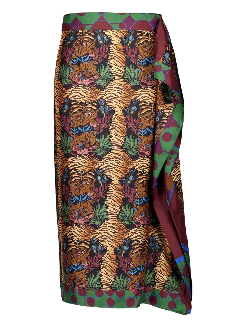 Юбка с запахом и тигровым принтом PAULA, нейтральный
Юбка с запахом и тигровым принтом PAULA, нейтральный