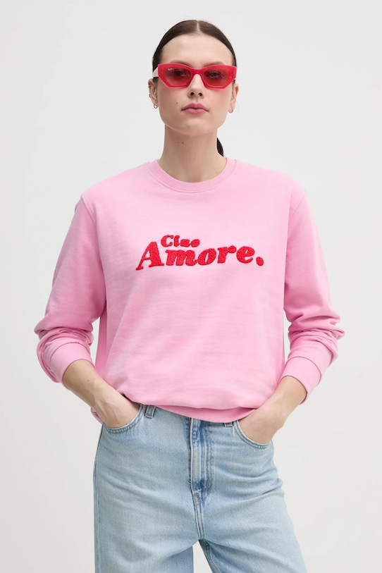 Хлопковая толстовка Ciao Amore Chenille Drivemebikini, розовый
Хлопковая толстовка Ciao Amore Chenille Drivemebikini, розовый