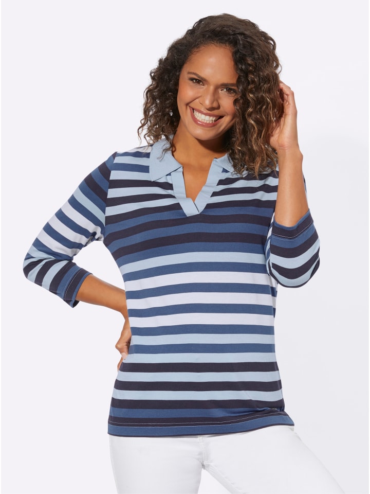 Полосатая рубашка из денима в сине-темно-синюю полоску WITT WEIDEN
Полосатая рубашка из денима в сине-темно-синюю полоску WITT WEIDEN