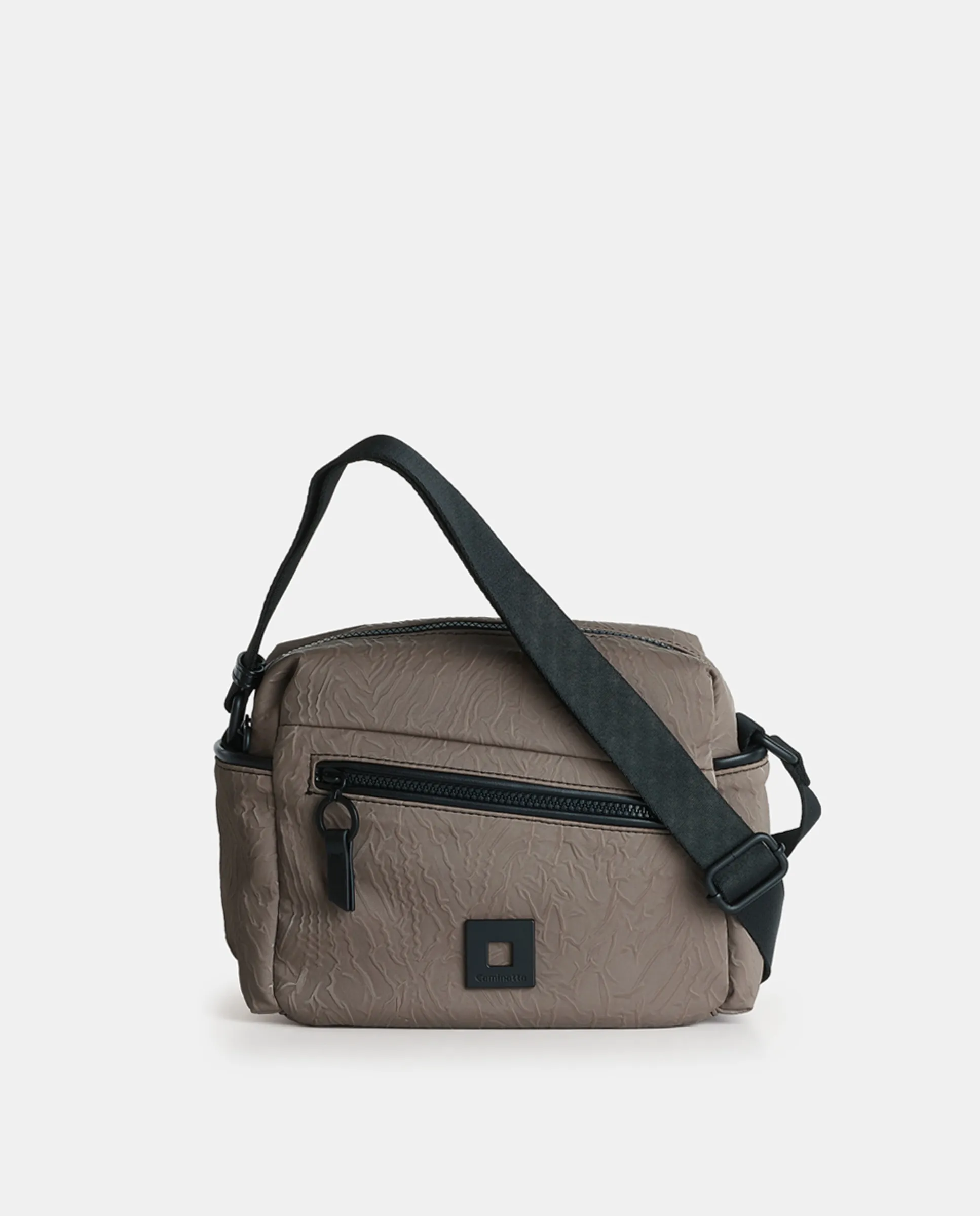 Маленькая сумка через плечо с молнией Caminatta, серо-коричневый
Маленькая сумка через плечо с молнией Caminatta, серо-коричневый