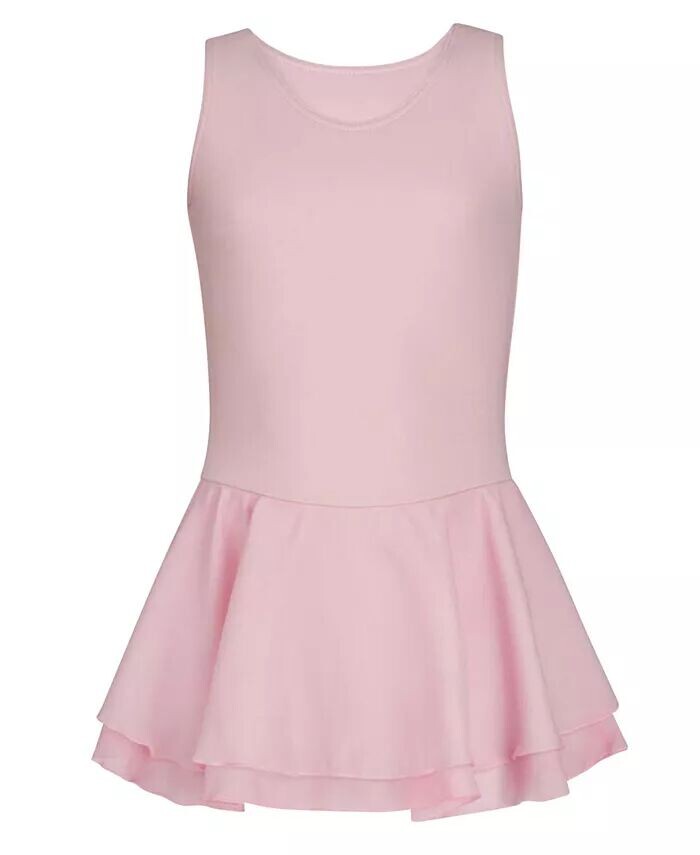 Платье-майка с двухслойной юбкой для девочек Capezio, розовый
Платье-майка с двухслойной юбкой для девочек Capezio, розовый