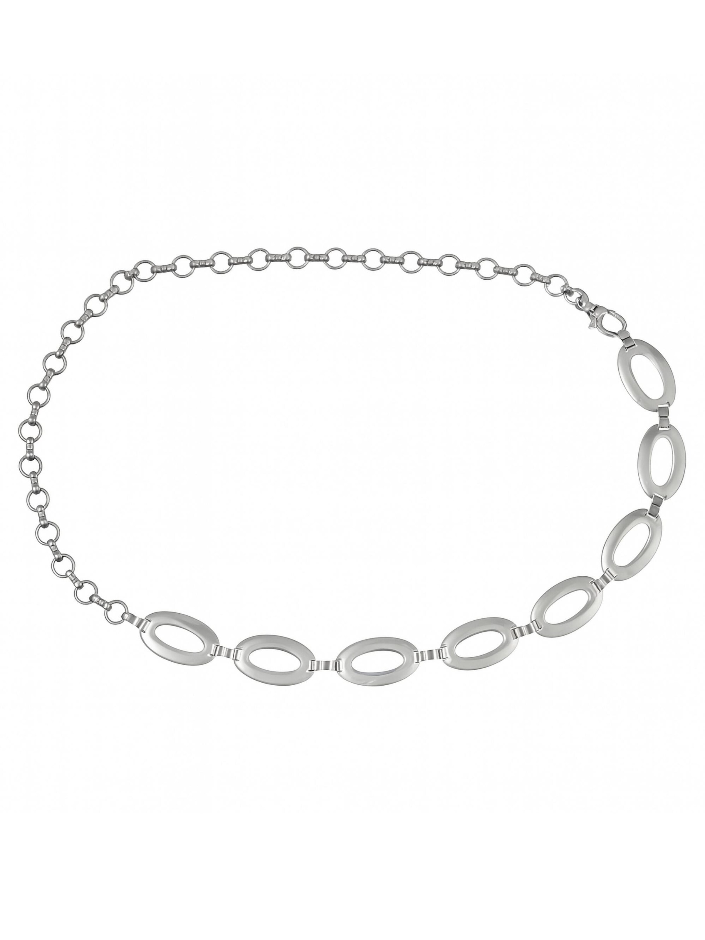 COLLEZIONE ALESSANDRO Ремень 'Ovaly' в цвете Silver
COLLEZIONE ALESSANDRO Ремень 'Ovaly' в цвете Silver