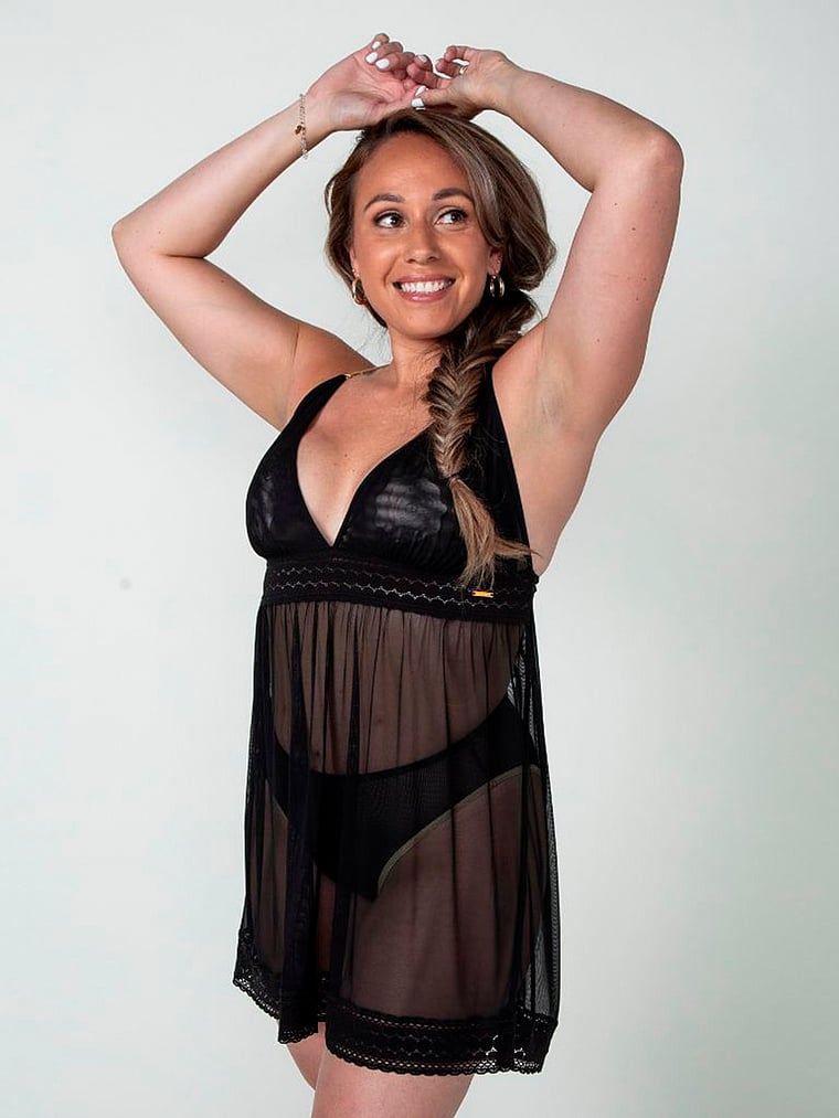 Нармда сетчатая ночная рубашка Anaono, черный
Нармда сетчатая ночная рубашка Anaono, черный