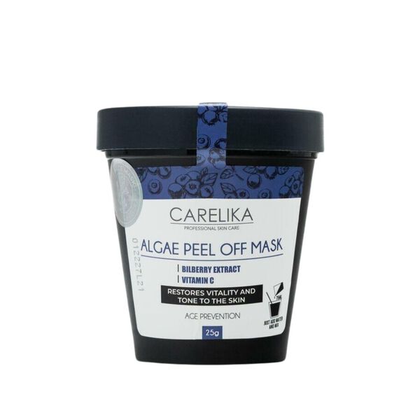 Маска из водорослей и черники с витамином С, отшелушивающая, 15 г Carelika
Маска из водорослей и черники с витамином С, отшелушивающая, 15 г Carelika
