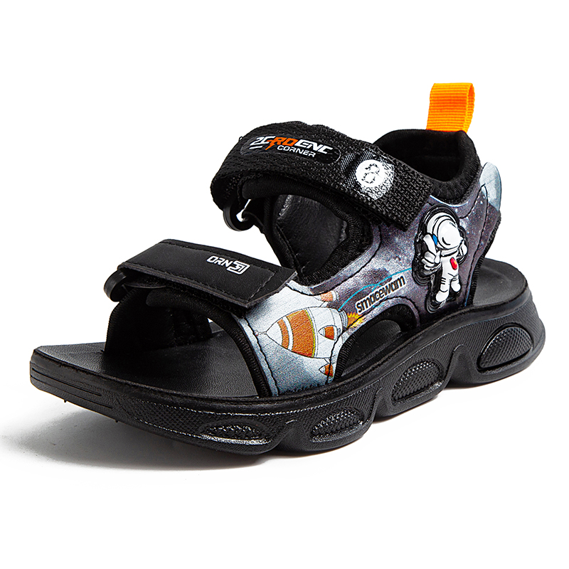 Детские сандалии с нескользящей подошвой и износостойким верхом RHOBESAM, черный
Детские сандалии с нескользящей подошвой и износостойким верхом RHOBESAM, черный