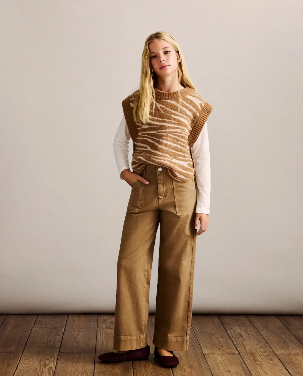 Детские прямые брюки-карпентер Coconut El Corte Inglés, светло-коричневый
Детские прямые брюки-карпентер Coconut El Corte Inglés, светло-коричневый