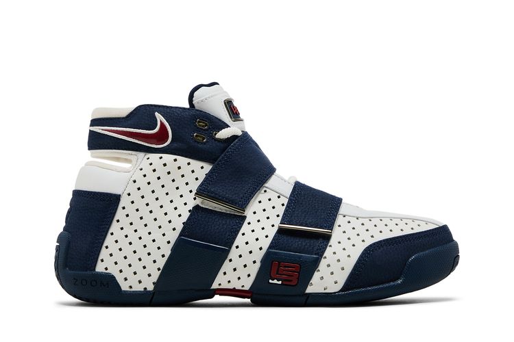 Кроссовки LeBron Zoom 20-5-5 'White Midnight Navy', белый
Кроссовки LeBron Zoom 20-5-5 'White Midnight Navy', белый