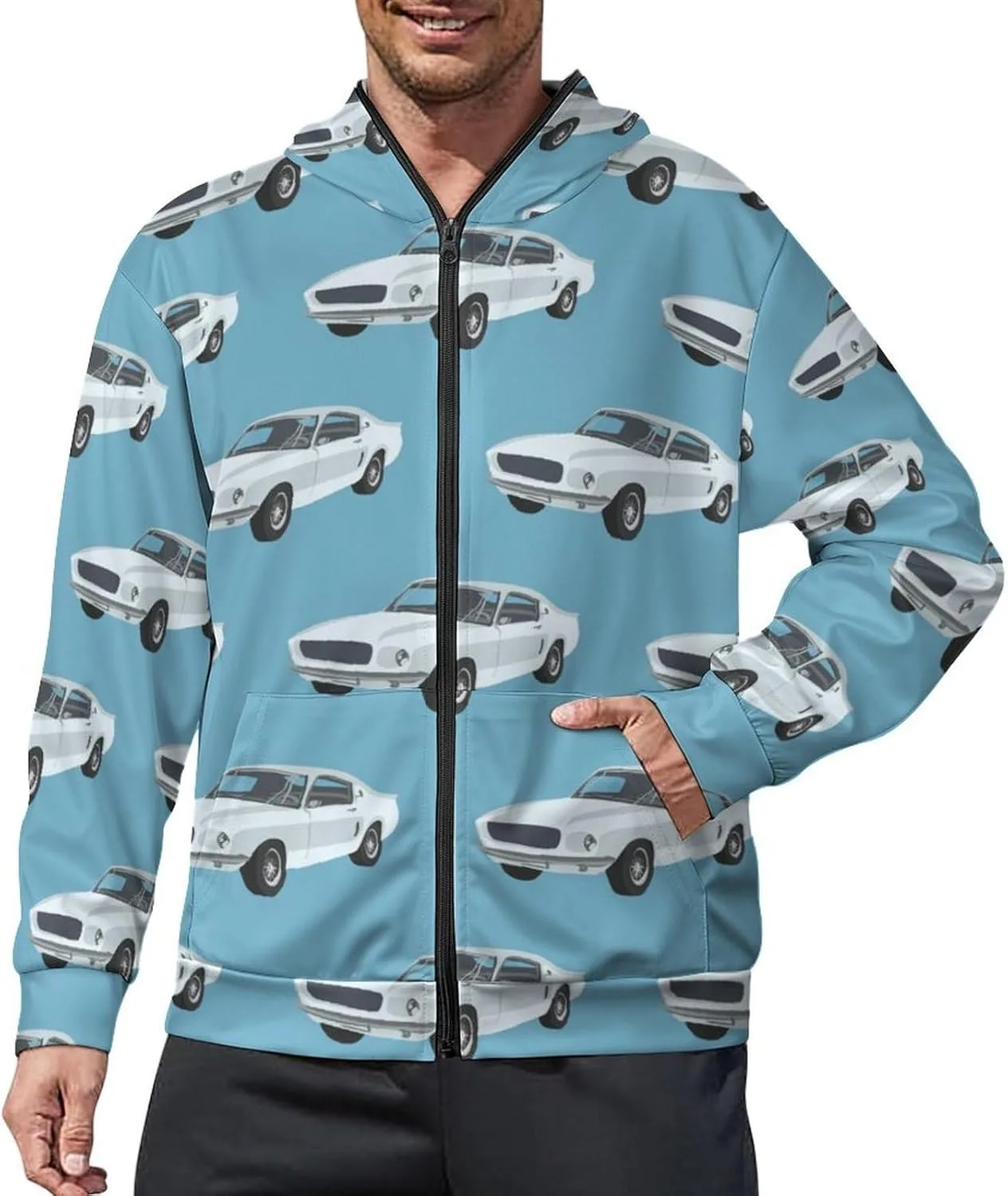 Мужская худи с капюшоном на молнии Casual
Мужская худи с капюшоном на молнии Casual