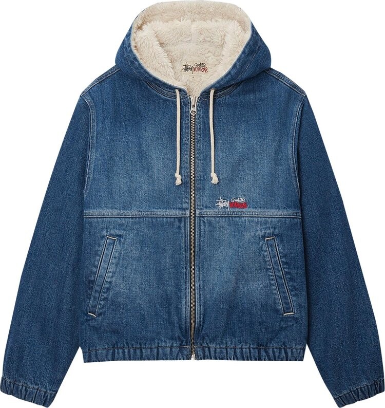 Куртка Stussy Denim Work 'Washed Blue', синий
Куртка Stussy Denim Work 'Washed Blue', синий