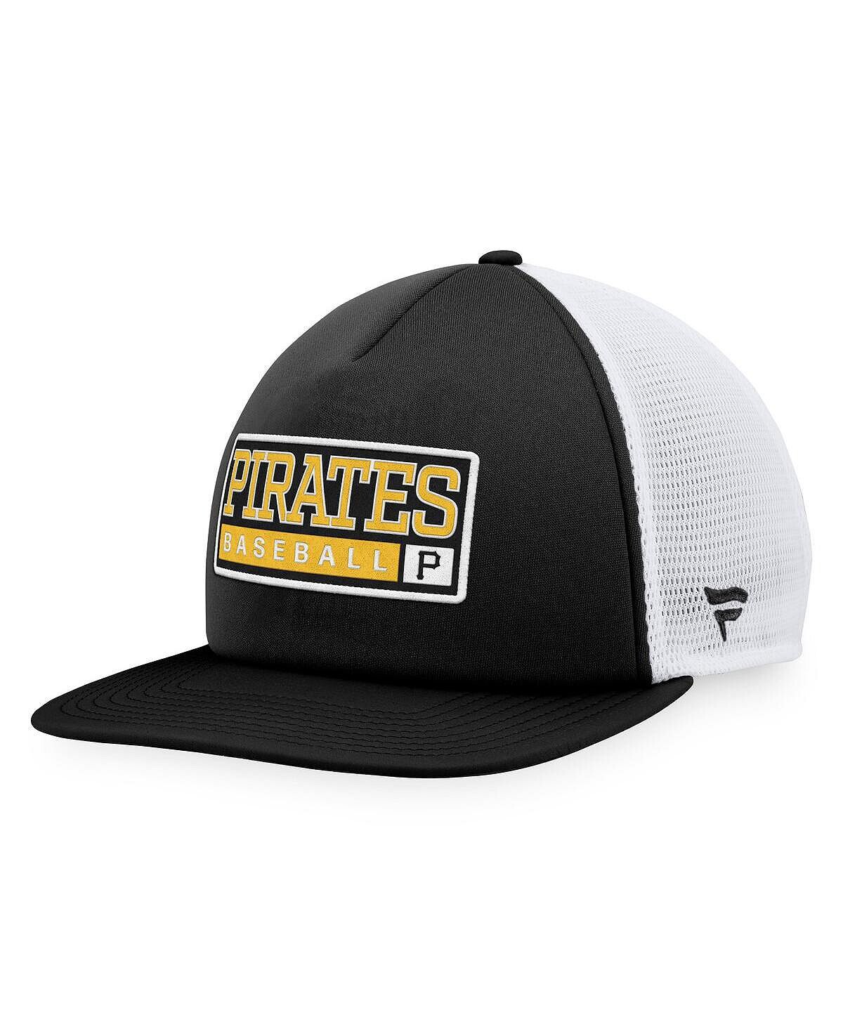 Мужская черно-белая кепка Pittsburgh Pirates Foam Trucker Snapback Majestic
Мужская черно-белая кепка Pittsburgh Pirates Foam Trucker Snapback Majestic