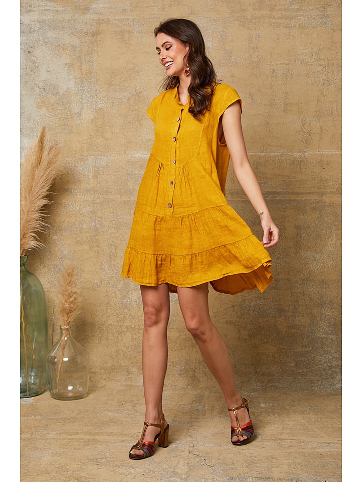 Короткое платье Deka Fleur de Lin, цвет senf
Короткое платье Deka Fleur de Lin, цвет senf