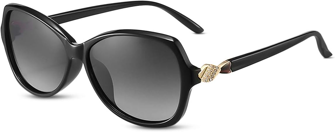 Женские поляризованные солнцезащитные очки в модном стиле с градиентными линзами, изысканной оправой, украшенной бриллиантами, с защитой от УФ-излучения UV400 для активного отдыха и путешествий LumiSyne, Black
Женские поляризованные солнцезащитные очки в модном стиле с градиентными линзами, изысканной оправой, украшенной бриллиантами, с защитой от УФ-излучения UV400 для активного отдыха и путешествий LumiSyne, Black