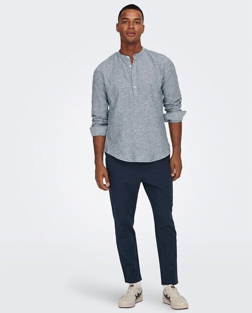 Мужские льняные брюки Only & Sons, темно-синий
Мужские льняные брюки Only & Sons, темно-синий