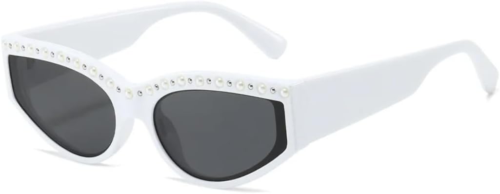 Солнцезащитные очки с защитой от УФ-излучения UV400 | «Кошачий глаз», маленькая оправа | Линзы конфетных цветов | Для женщин и мужчин | Для занятий спортом на открытом воздухе и вождения DSVIGF, White Black
Солнцезащитные очки с защитой от УФ-излучения UV400 | «Кошачий глаз», маленькая оправа | Линзы конфетных цветов | Для женщин и мужчин | Для занятий спортом на открытом воздухе и вождения DSVIGF, White Black