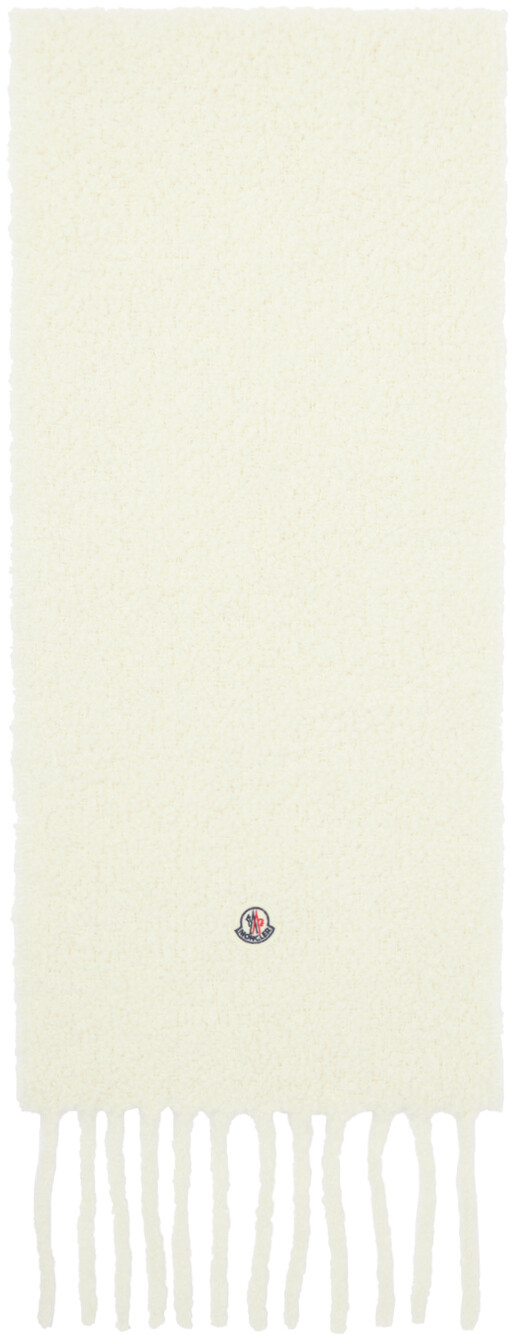 Шарф с бахромой Moncler, кремовый
Шарф с бахромой Moncler, кремовый