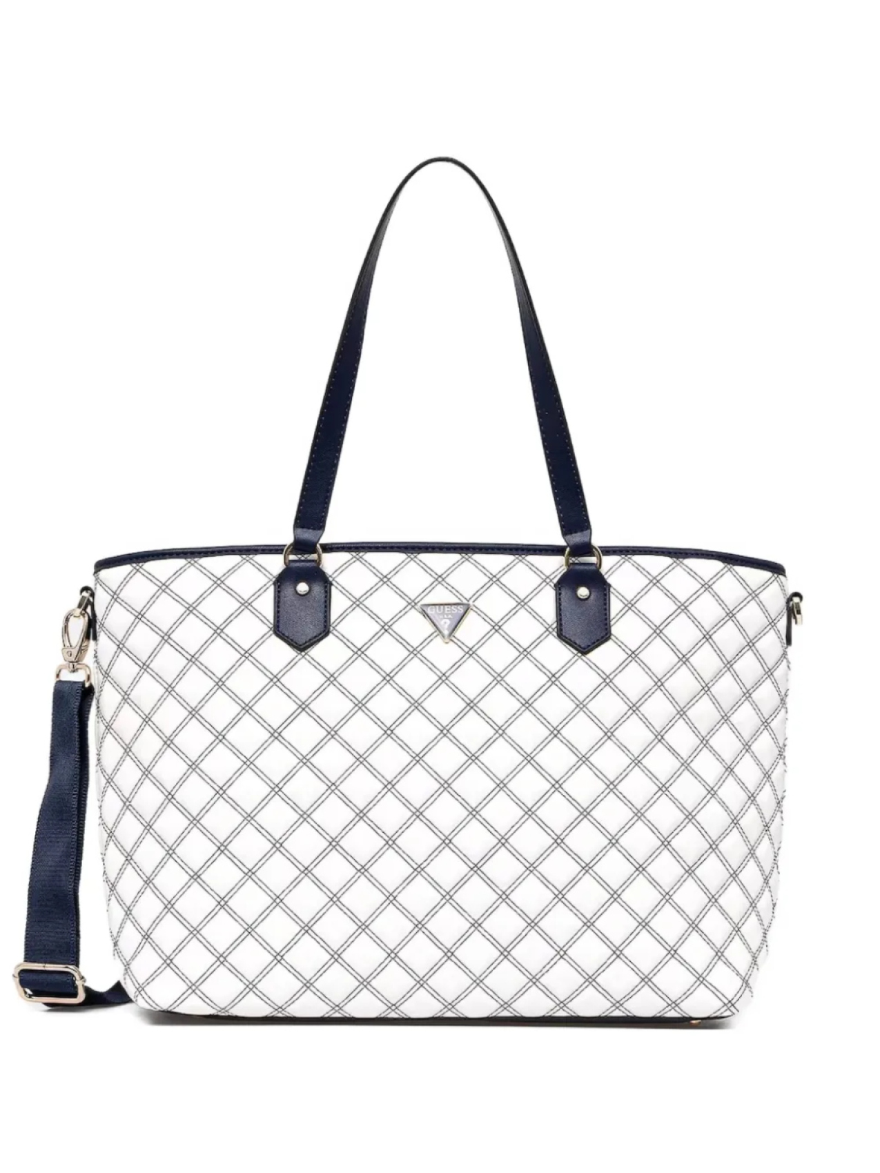 GUESS USA стеганая сумка-тоут, белый
GUESS USA стеганая сумка-тоут, белый