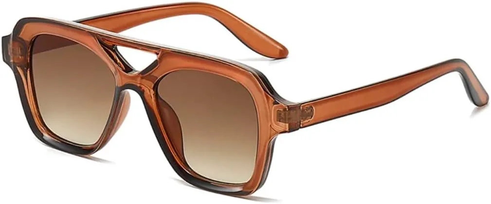 Солнцезащитные очки с двойной перемычкой для женщин, модные градиентные очки с защитой от УФ-излучения UV400 для мужчин, желто-синие UUPTTPL, Tea Tea Gradient
Солнцезащитные очки с двойной перемычкой для женщин, модные градиентные очки с защитой от УФ-излучения UV400 для мужчин, желто-синие UUPTTPL, Tea Tea Gradient