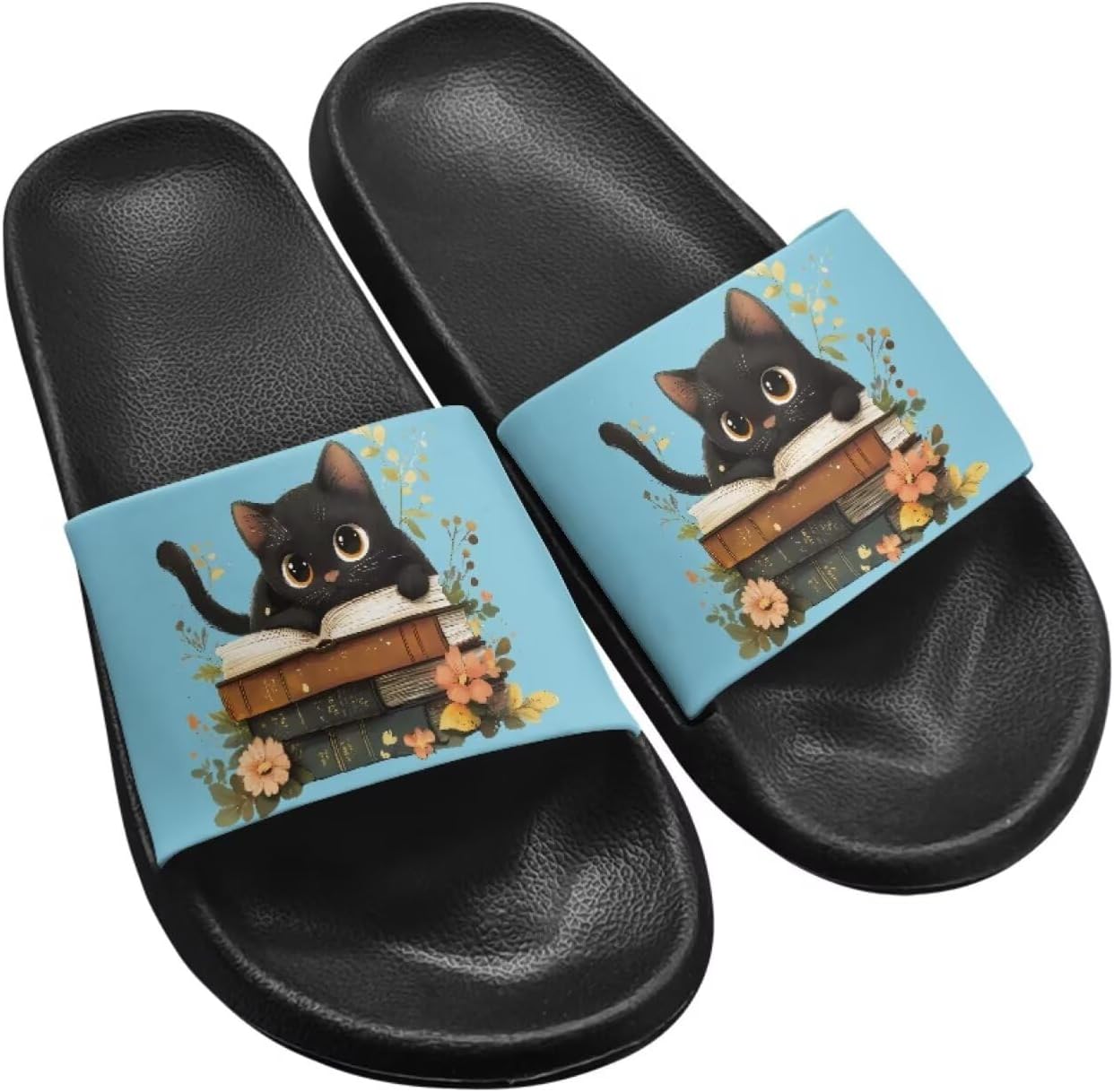 Унисекс сандалии летние домашние шлепанцы для душа для женщин и девочек, быстро сохнущие шлепанцы Getelinseng, Cat With Books
Унисекс сандалии летние домашние шлепанцы для душа для женщин и девочек, быстро сохнущие шлепанцы Getelinseng, Cat With Books