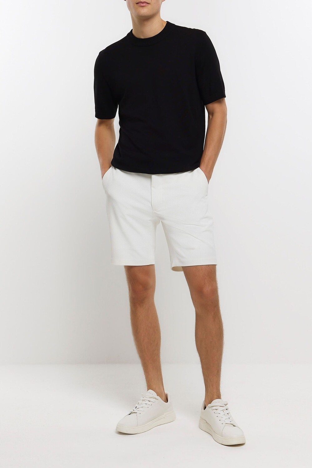 Шорты с вафельной фактурой River Island, белый
Шорты с вафельной фактурой River Island, белый