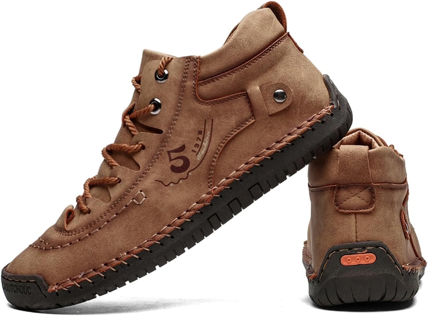 Мужские повседневные ботинки с круглым носком, оверсайз, с амортизацией, противоскользящие и износостойкие Solastride, коричневый
Мужские повседневные ботинки с круглым носком, оверсайз, с амортизацией, противоскользящие и износостойкие Solastride, коричневый