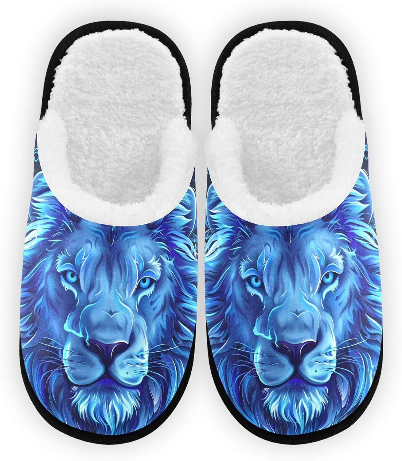 Плюшевые домашние тапочки FENOCHE Ice Lion с изображением льва для женщин и мужчин, теплые и удобные, для путешествий, спа, с нескользящей подошвой, Multicolor
Плюшевые домашние тапочки FENOCHE Ice Lion с изображением льва для женщин и мужчин, теплые и удобные, для путешествий, спа, с нескользящей подошвой, Multicolor