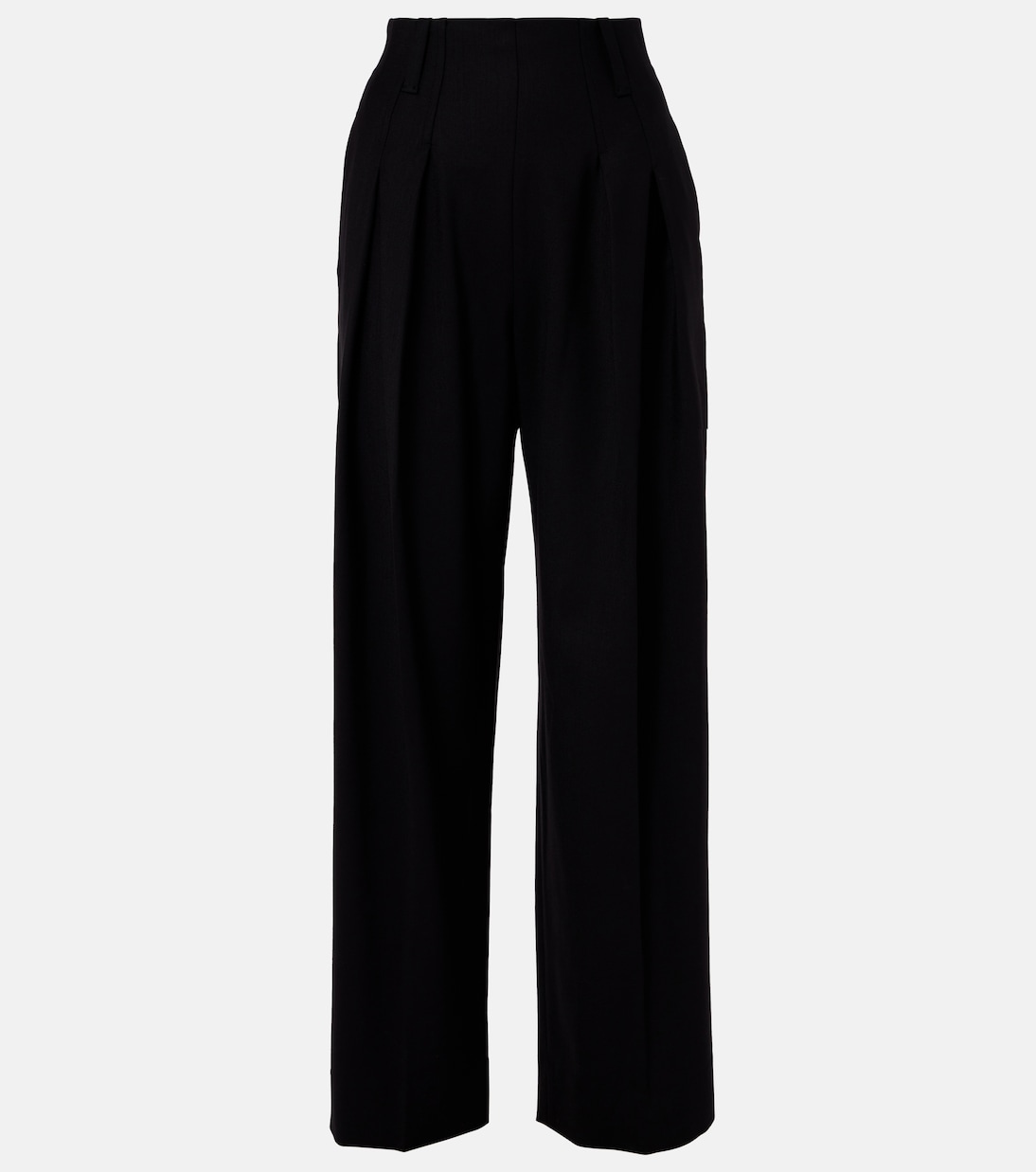 Широкие брюки с высокой посадкой Victoria Beckham, черный
Широкие брюки с высокой посадкой Victoria Beckham, черный