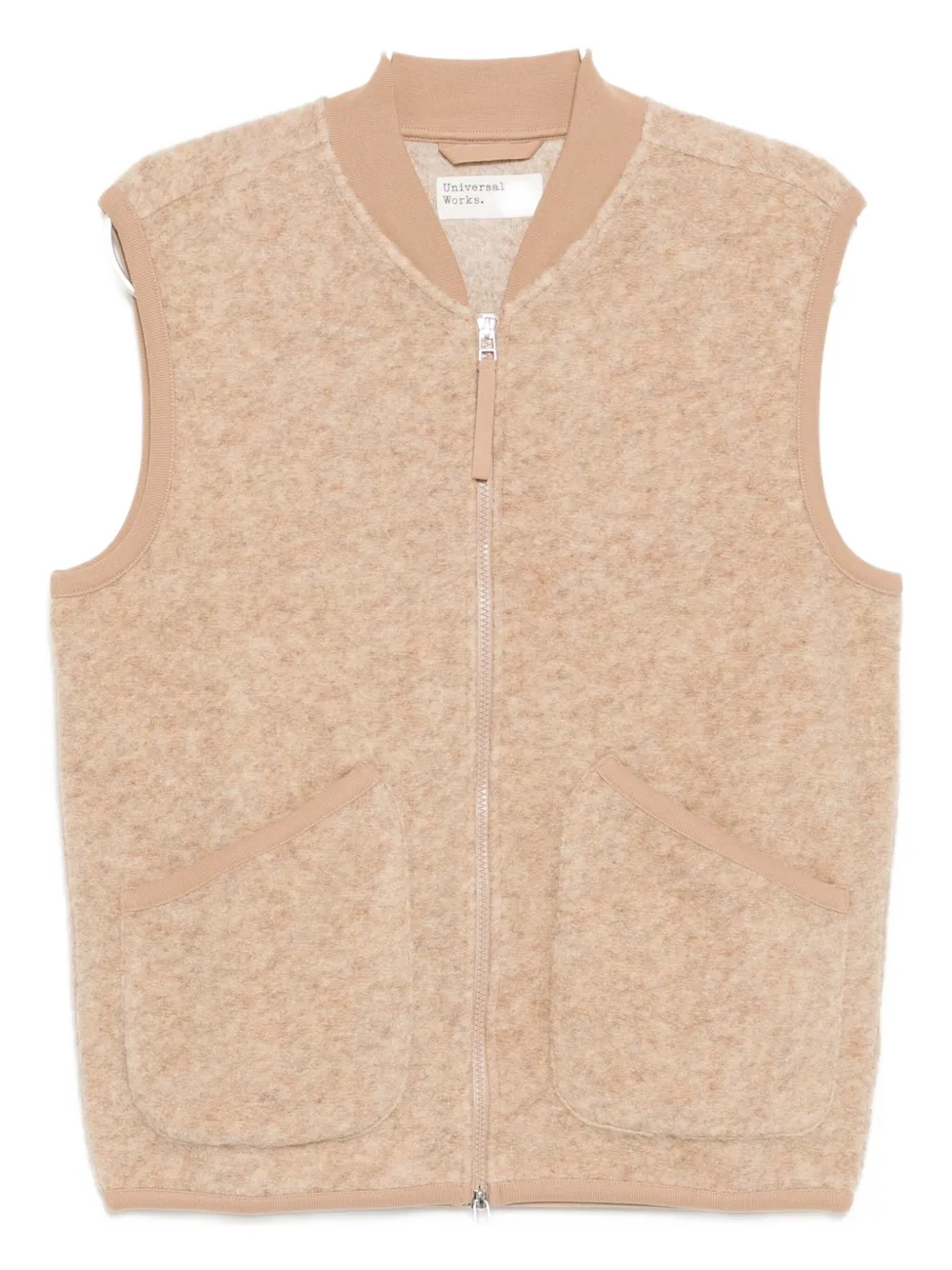 Жилет на молнии Universal Works, бежевый
Жилет на молнии Universal Works, бежевый