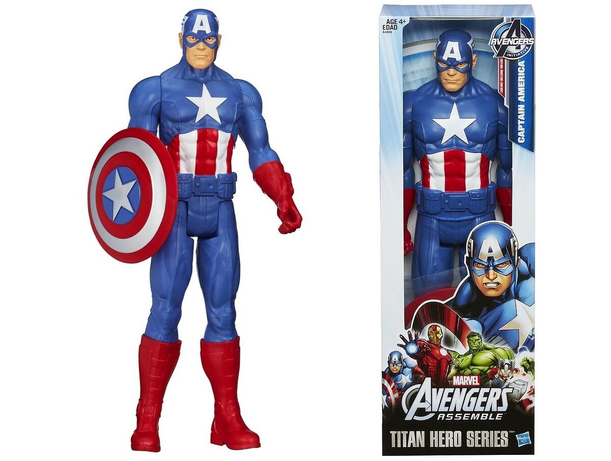 Мстители, фигурка Капитана Америки, A4809 Hasbro
Мстители, фигурка Капитана Америки, A4809 Hasbro