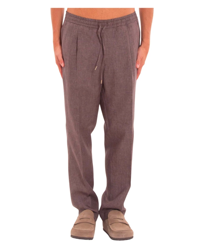 Льняные брюки в стиле Уимблдона Briglia, красный
Льняные брюки в стиле Уимблдона Briglia, красный