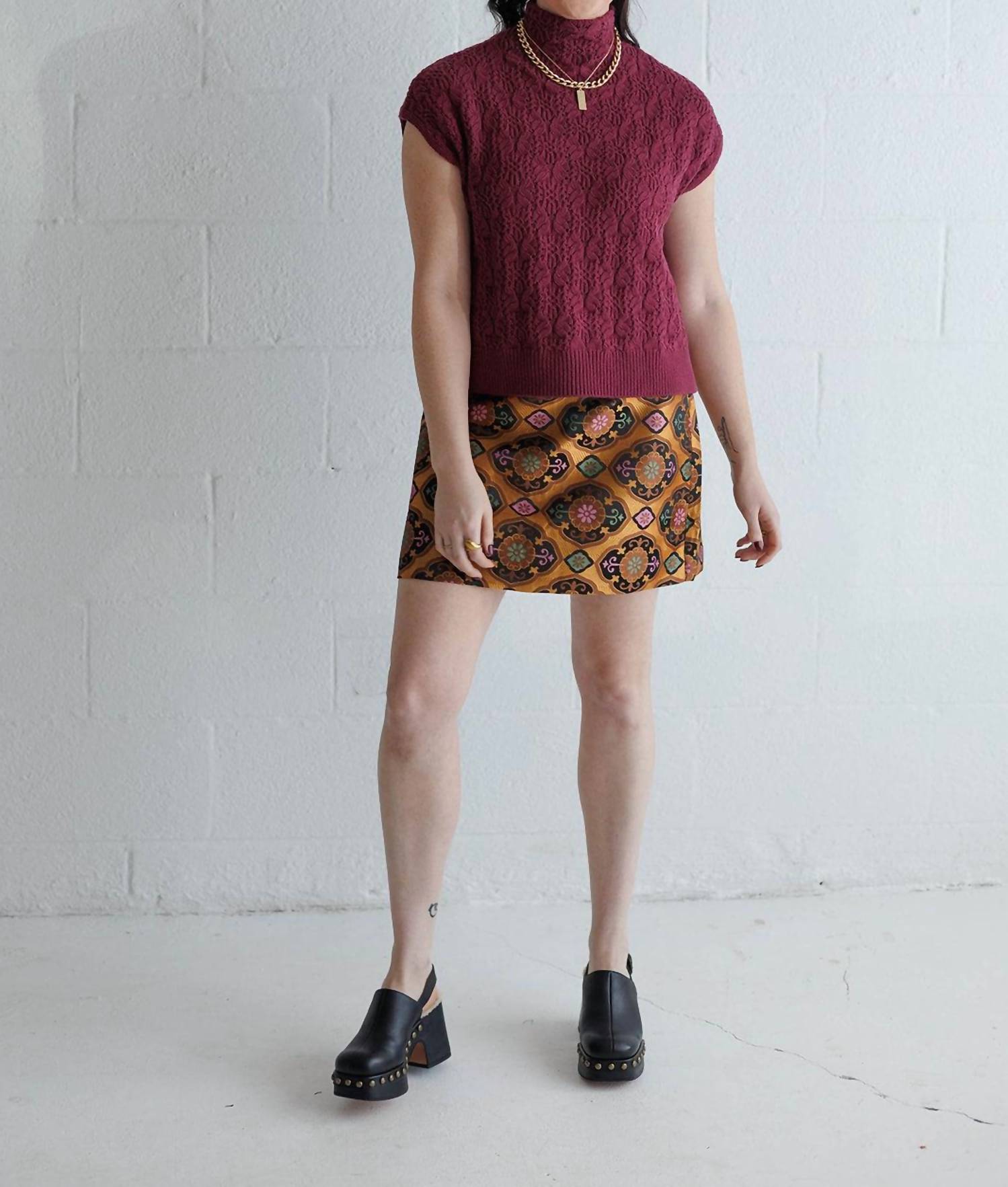 Юбка с цветочным узором в разноцветном цвете THML, мультиколор
Юбка с цветочным узором в разноцветном цвете THML, мультиколор