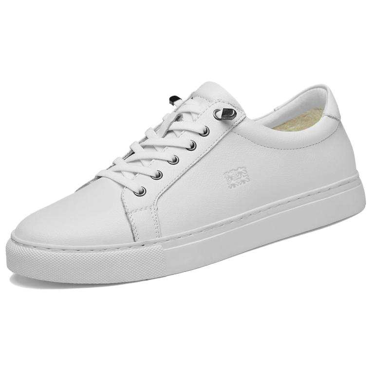 Mulinsen Низкие скейтерские кроссовки унисекс белые с флисовой подкладкой и эластичными вставками, цвет White Fleece-Lined Elastic Bands
Mulinsen Низкие скейтерские кроссовки унисекс белые с флисовой подкладкой и эластичными вставками, цвет White Fleece-Lined Elastic Bands