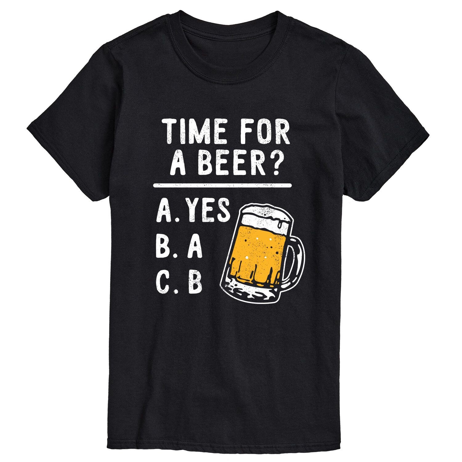 Мужское время для пивной футболки Licensed Character
Мужское время для пивной футболки Licensed Character