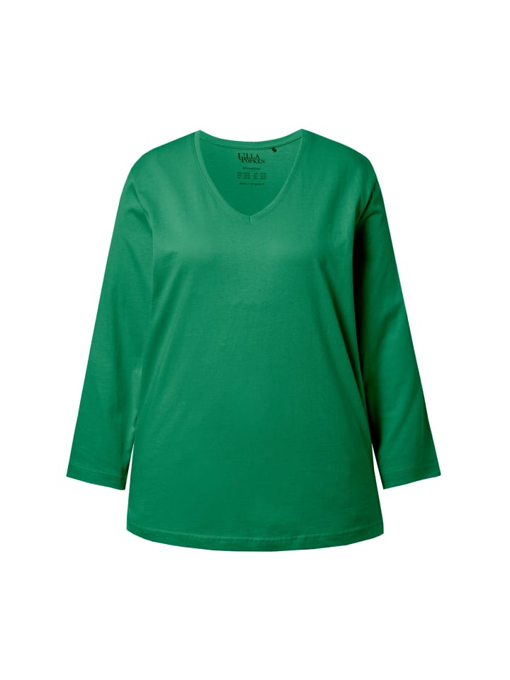 Рубашка изумрудно-зеленого цвета Ulla Popken
Рубашка изумрудно-зеленого цвета Ulla Popken