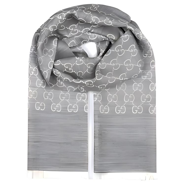 Шарф вязаный унисекс светло-серый GUCCI
Шарф вязаный унисекс светло-серый GUCCI