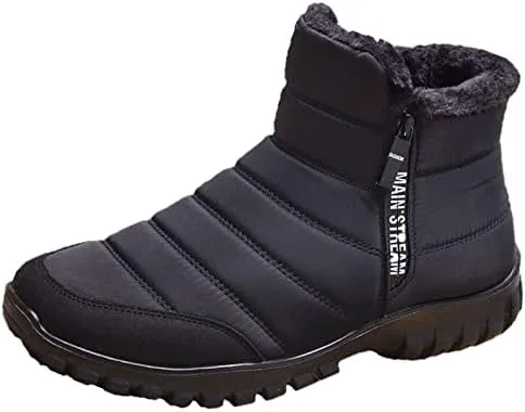 Мужские зимние теплые кожаные снежные ботинки, противоскользящие, водонепроницаемые, с мягким плюшем, для походов, кемпинга, треккинга и путешествий с рюкзаком PURCHAWEE, черный
Мужские зимние теплые кожаные снежные ботинки, противоскользящие, водонепроницаемые, с мягким плюшем, для походов, кемпинга, треккинга и путешествий с рюкзаком PURCHAWEE, черный