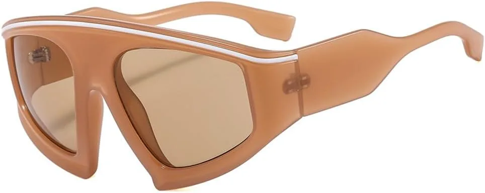 Солнцезащитные очки «кошачий глаз» в стиле панк для женщин, большие спортивные солнцезащитные очки для мужчин, защита от ультрафиолета UV400 HDUBFY, Tea
Солнцезащитные очки «кошачий глаз» в стиле панк для женщин, большие спортивные солнцезащитные очки для мужчин, защита от ультрафиолета UV400 HDUBFY, Tea