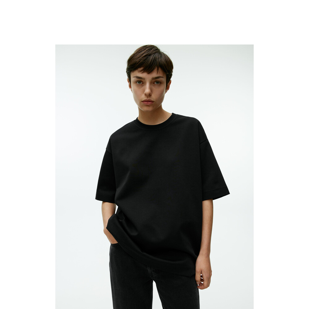 Футболка женская Arket с круглым вырезом и короткими рукавами, черный
Футболка женская Arket с круглым вырезом и короткими рукавами, черный