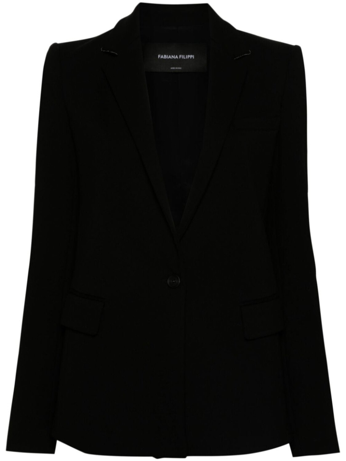 Fabiana Filippi пиджак из джерси, черный
Fabiana Filippi пиджак из джерси, черный